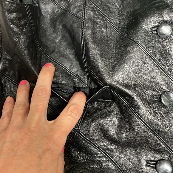 Vintage leather vest - Picture 3 of 8